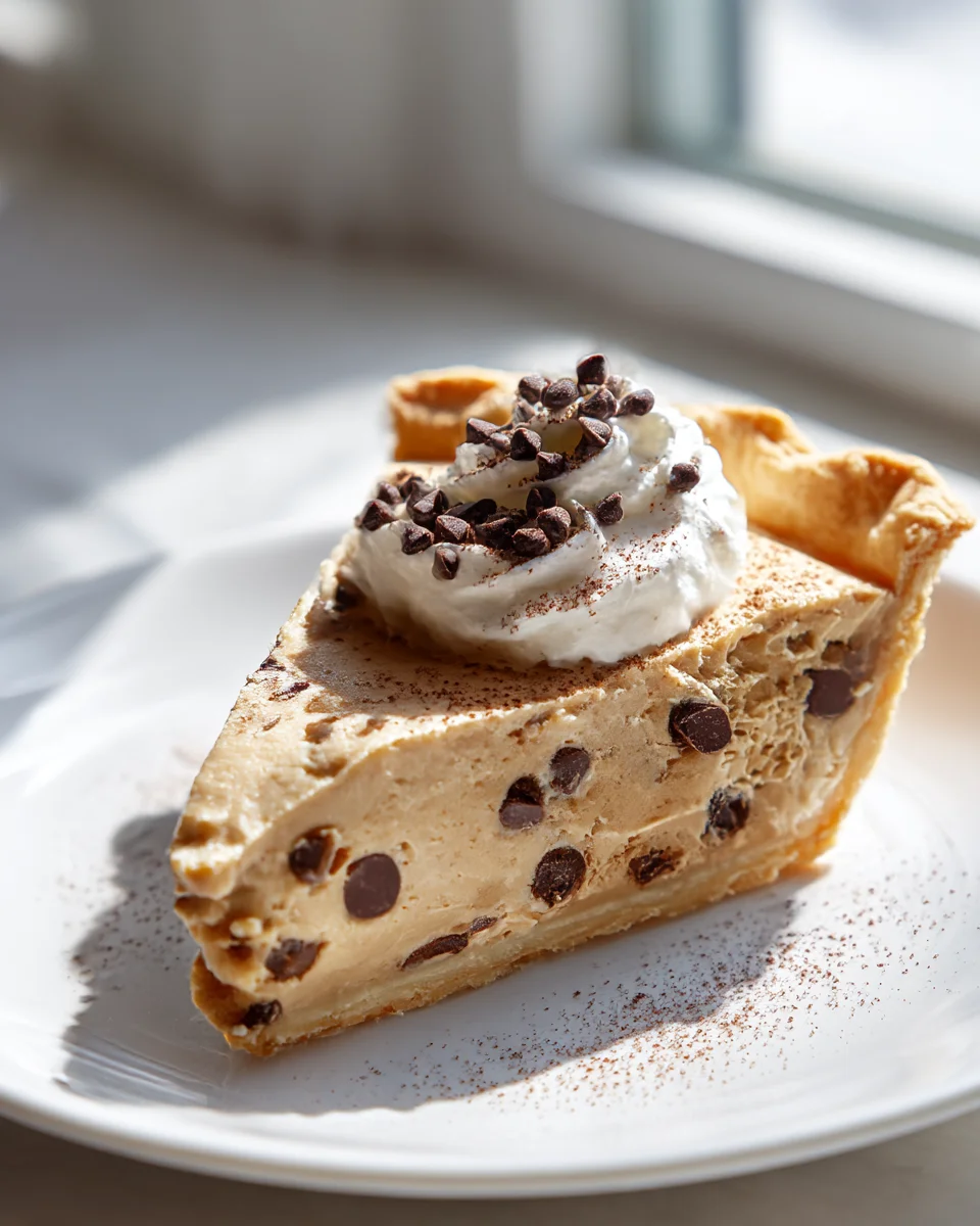 Ultimate Chocolate Chip Cookie Dough Pie: No-Bake Treat