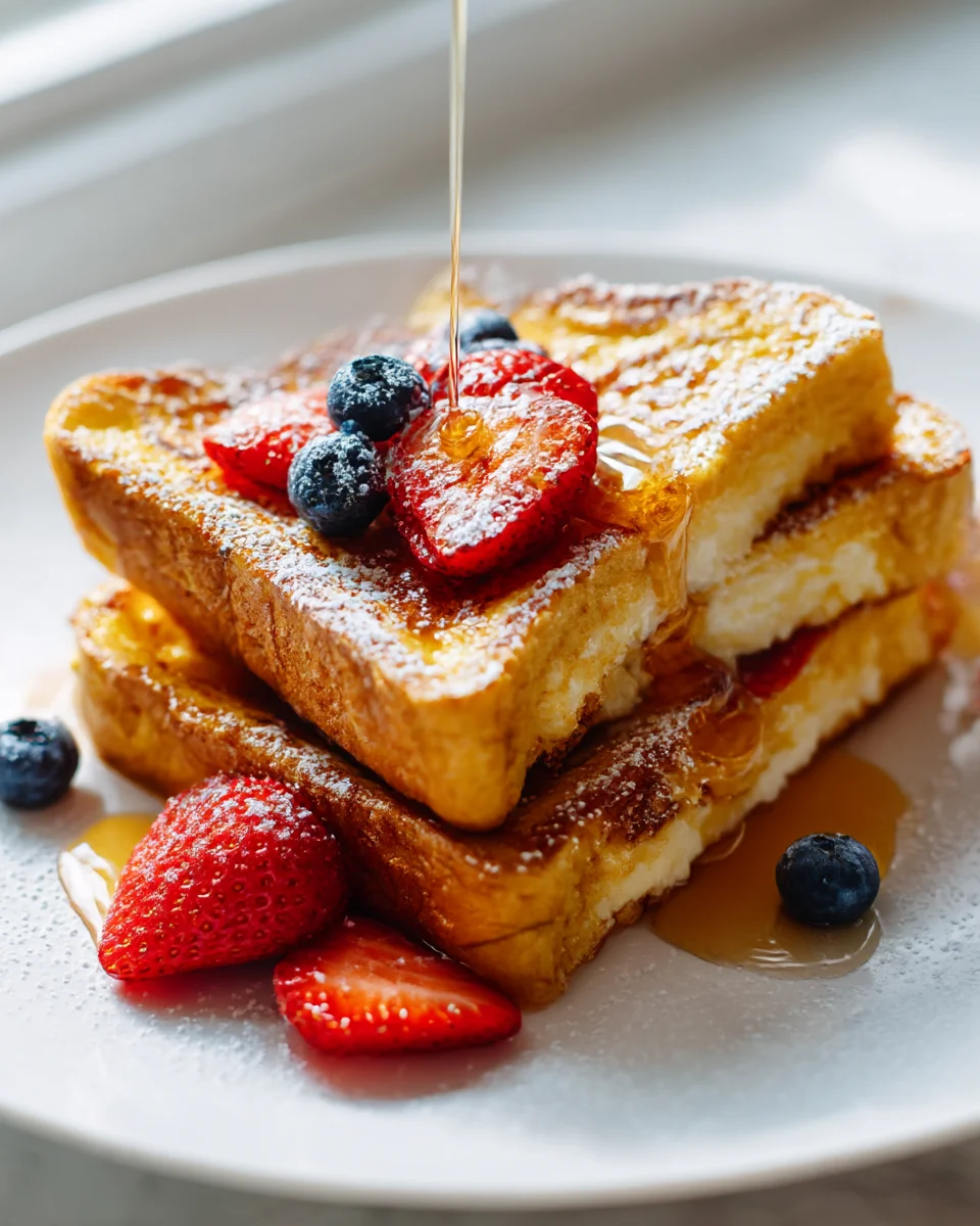 Ultimate Cream Cheese Stuffed French Toast for Breakfast
