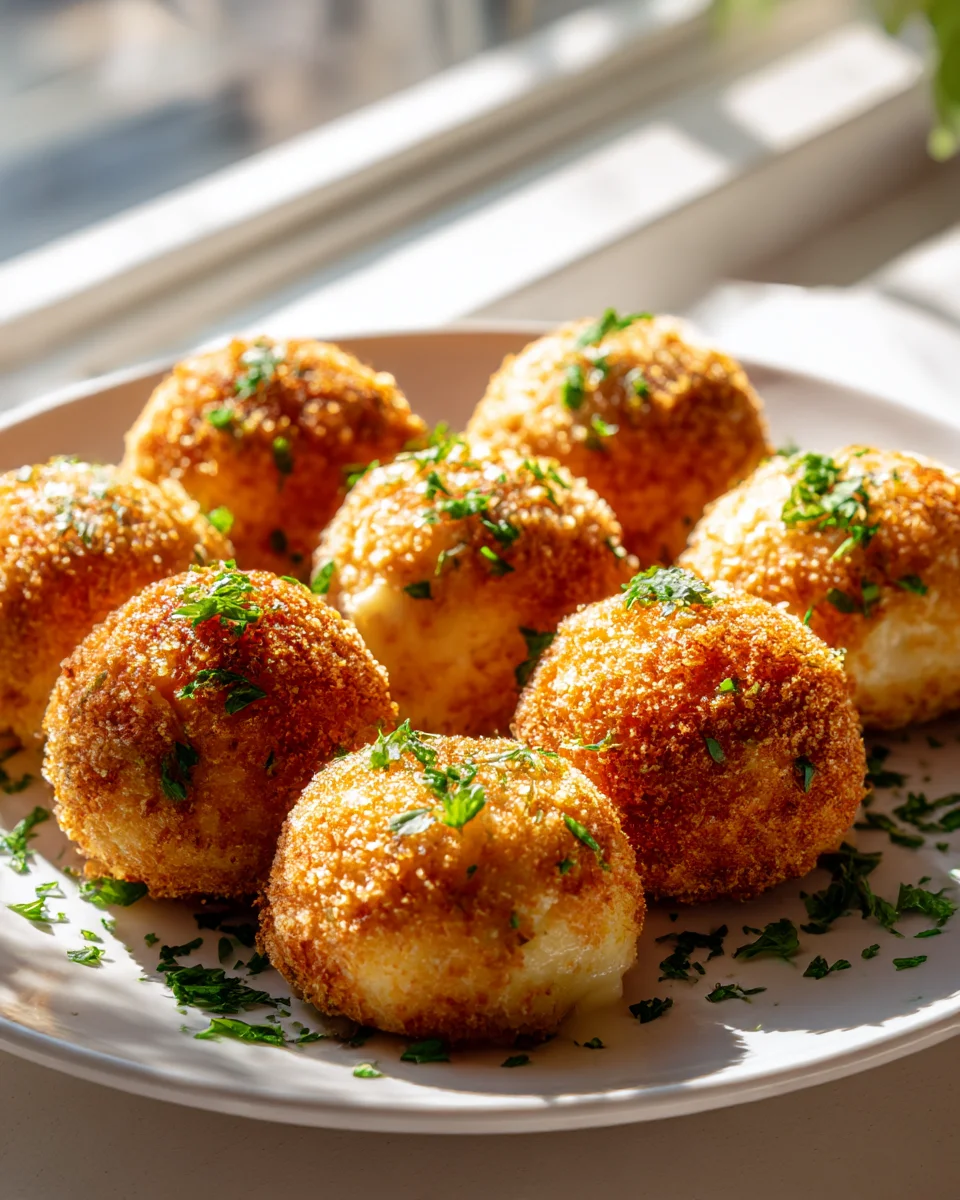 Crispy Potato Cheese Bombs - Irresistibly Delicious Snack!