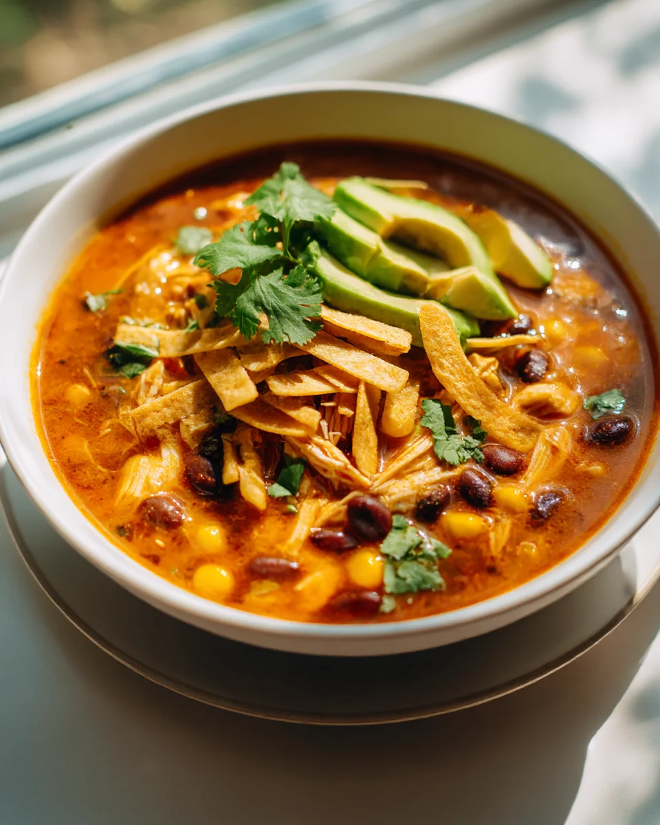 Crockpot Chicken Tortilla Soup: Easy & Delicious Recipe!