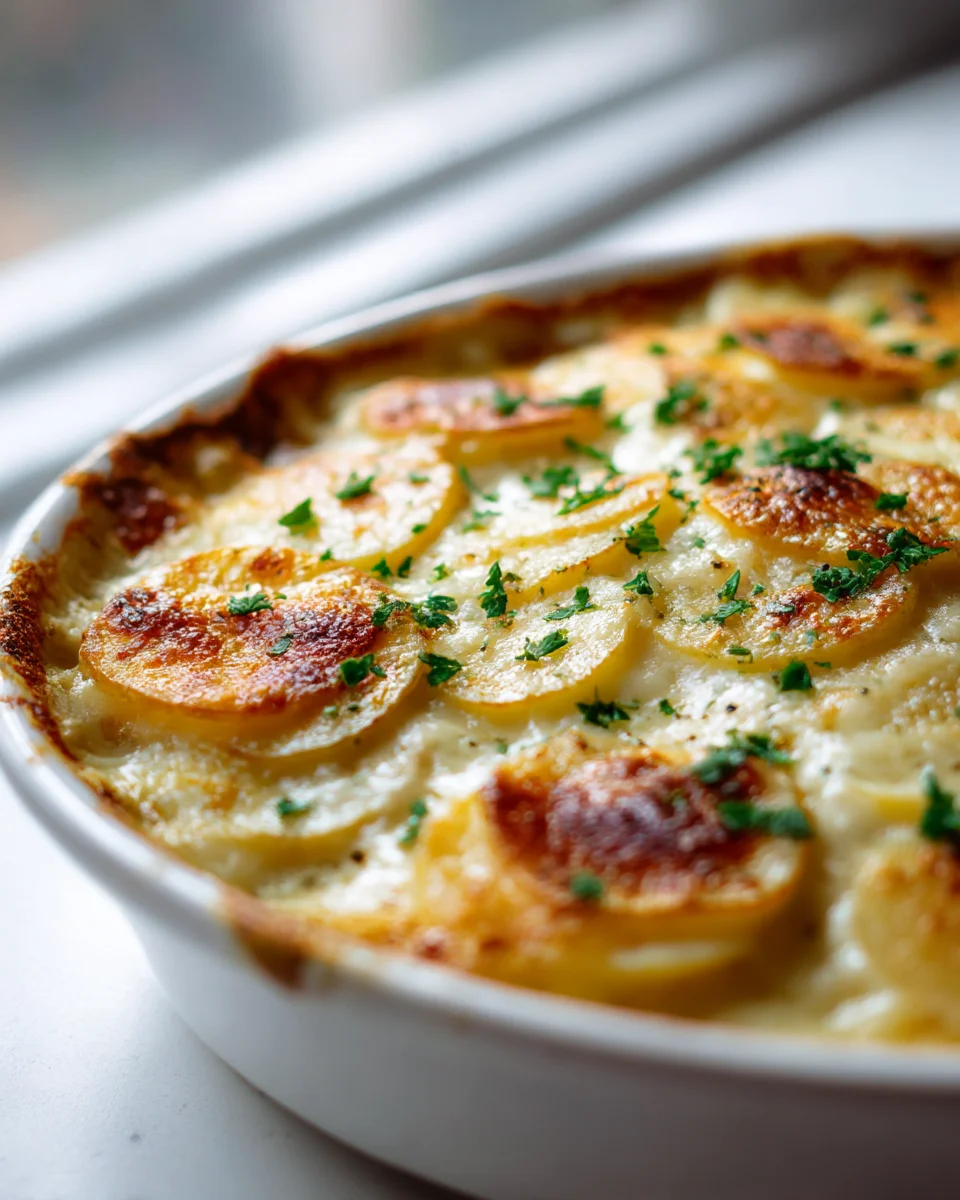 The Best Cheesy Garlic Potatoes Gratin Recipe Ever!