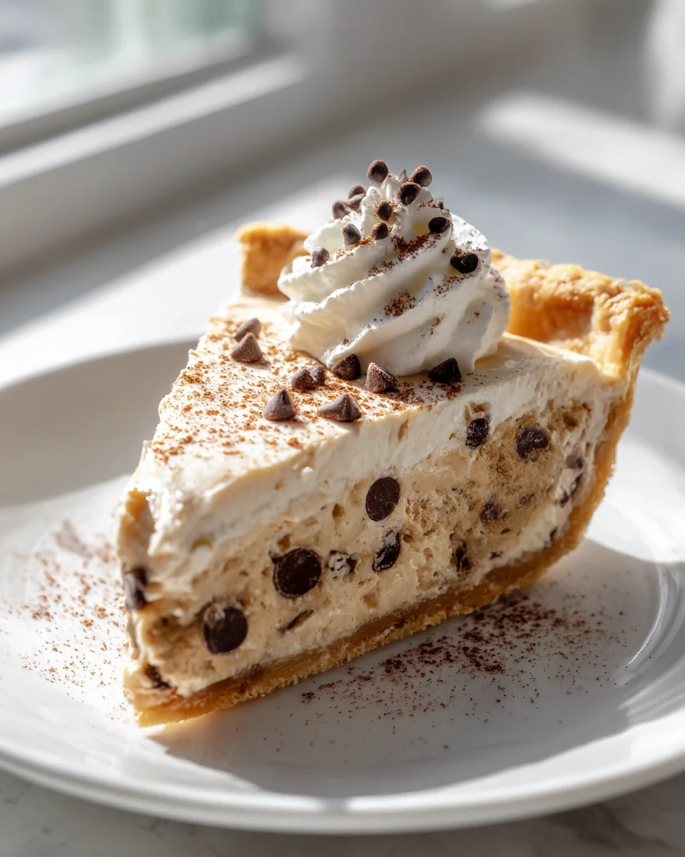 Ultimate Chocolate Chip Cookie Dough Pie: No-Bake Treat