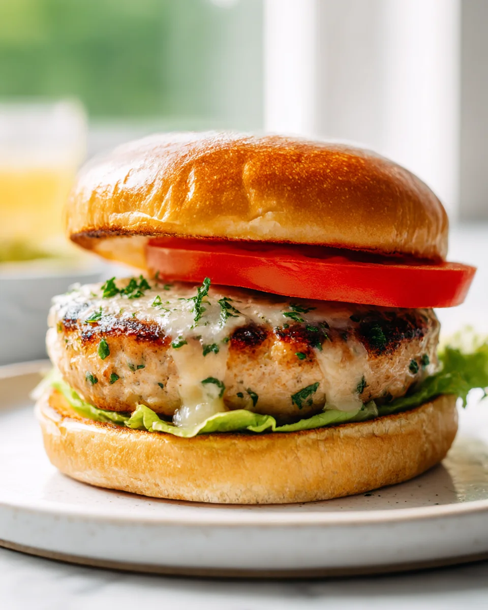Juicy Garlic Parmesan Chicken Burgers: Flavorful & Easy Recipe