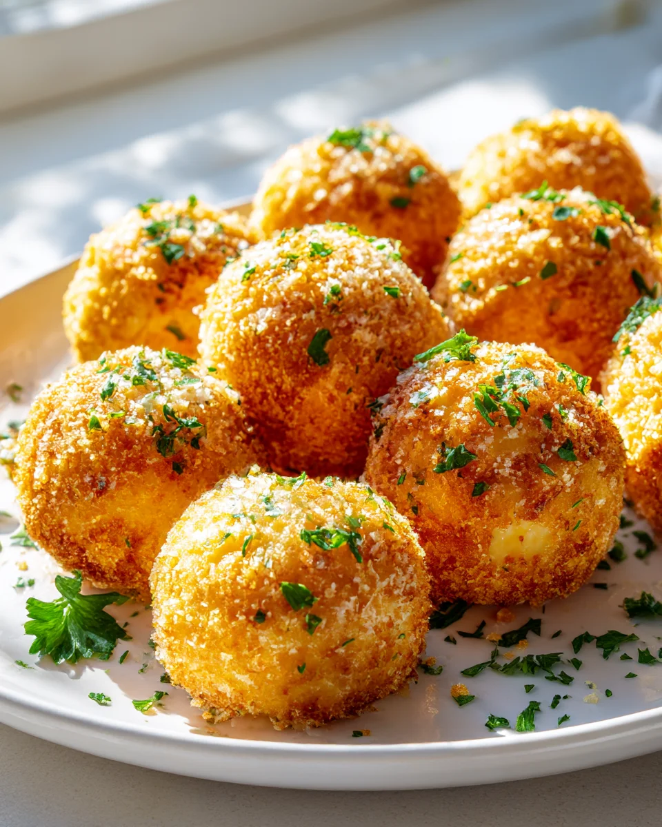 Crispy Potato Cheese Bombs - Irresistibly Delicious Snack!