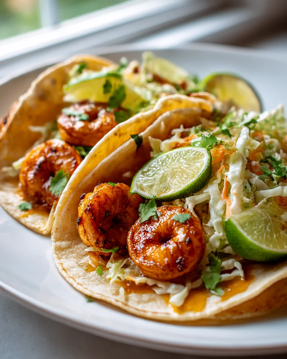 Spicy Cajun Shrimp Tacos with Zesty Lime Slaw Recipe