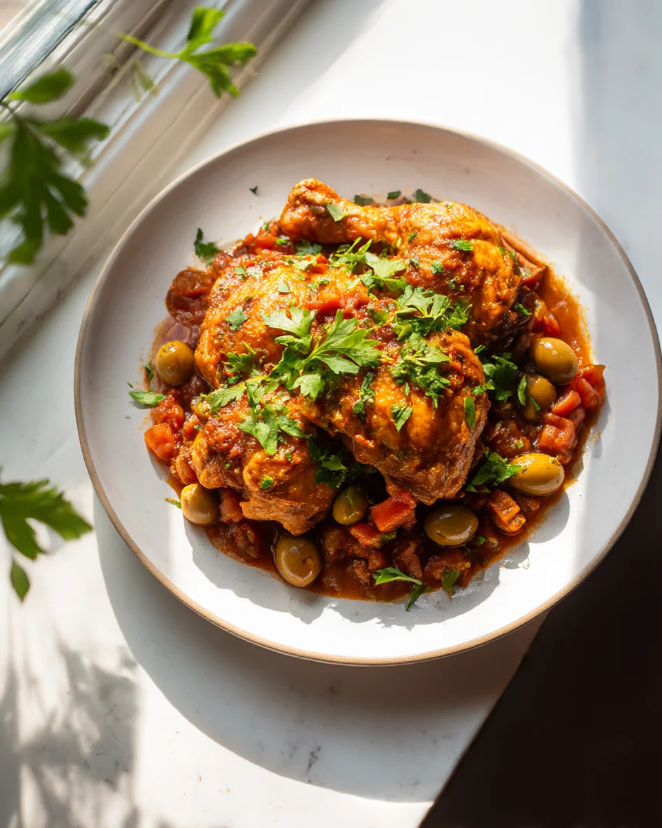 Authentic Moroccan Chicken: Spiced Perfection, Easy Recipe!