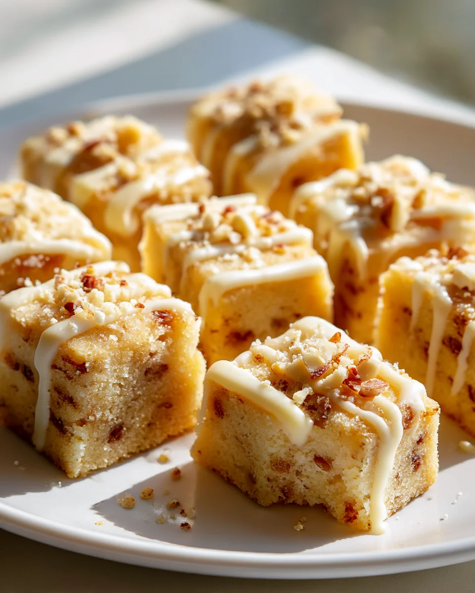 Irresistible White Chocolate Toffee Shortbread Bites Recipe