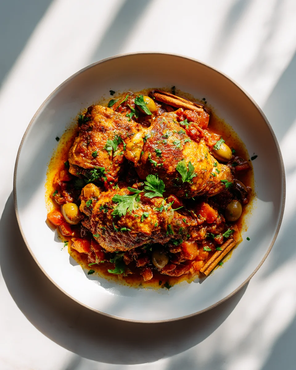 Authentic Moroccan Chicken: Spiced Perfection, Easy Recipe!