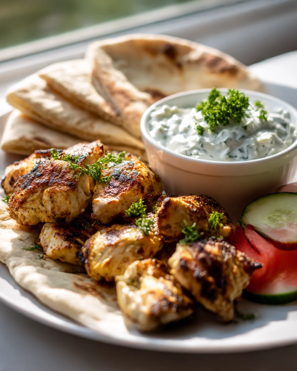 Greek Chicken, Tzatziki & Pita - Easy & Delicious!