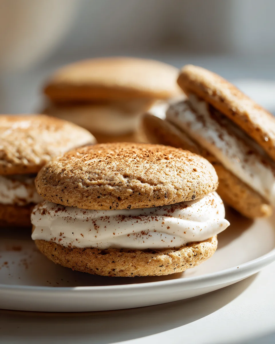 Irresistible Chai Sandwich Cookies with Cream Cheese