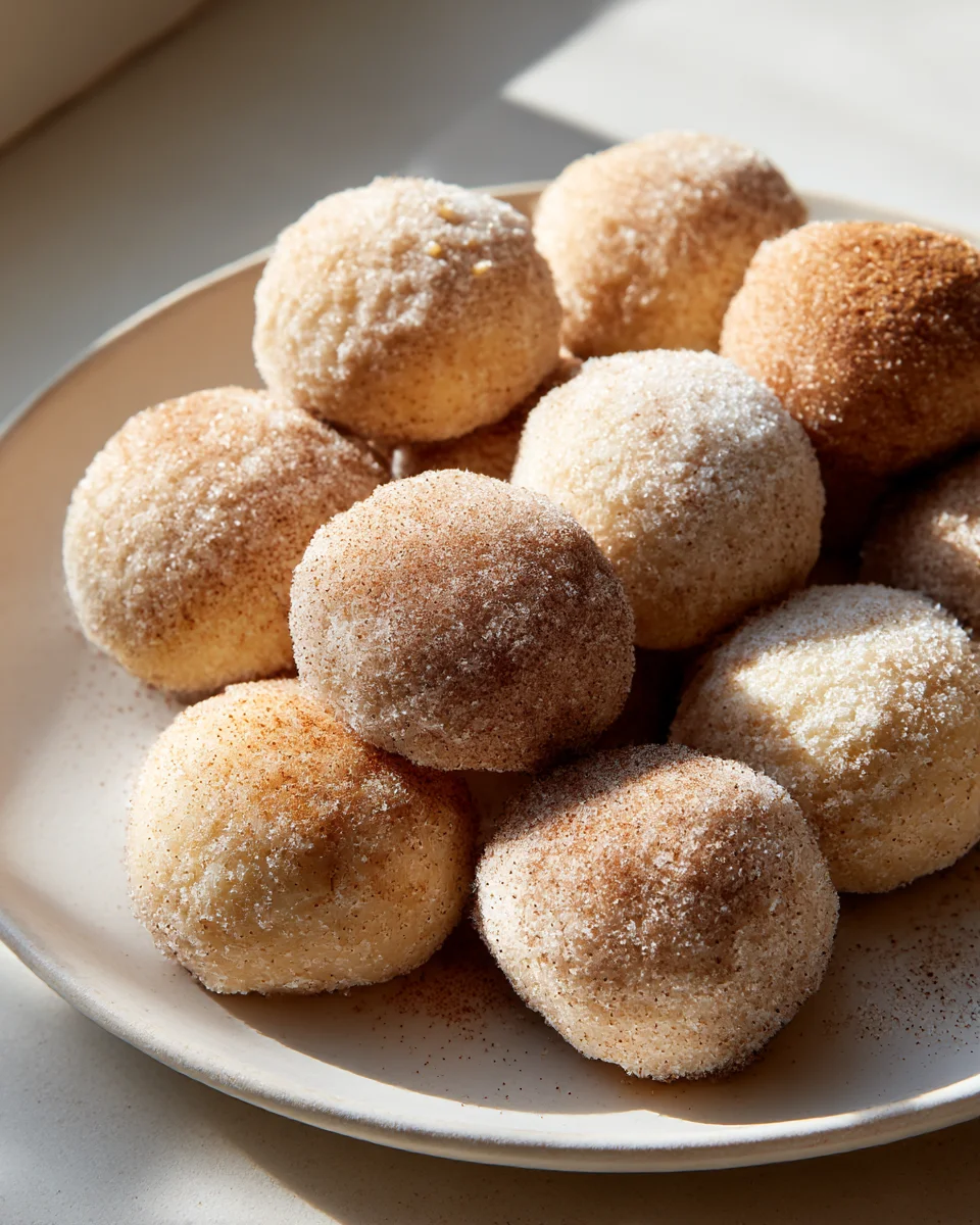 Cinnamon Sugar Snowball Cookies: A Sweet Holiday Treat