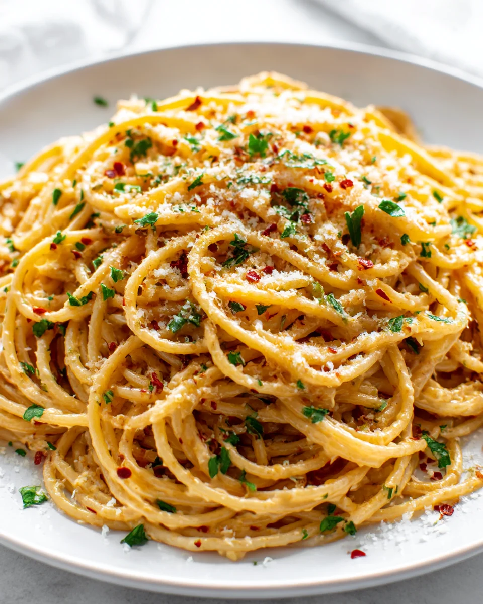 Best Spicy Chili Garlic Butter Spaghetti - Easy Recipe