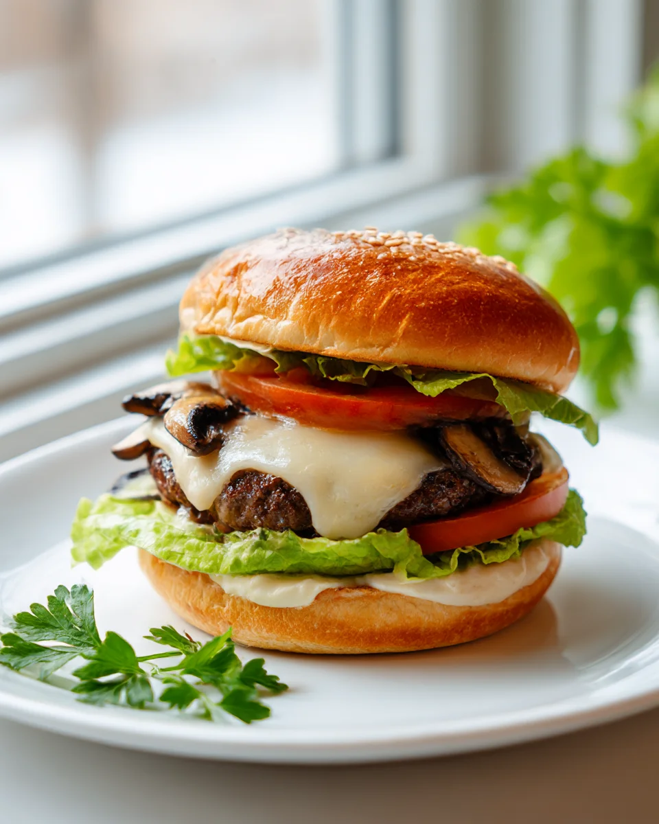Best Mushroom Swiss Cheeseburger: Your New Favorite Meal!