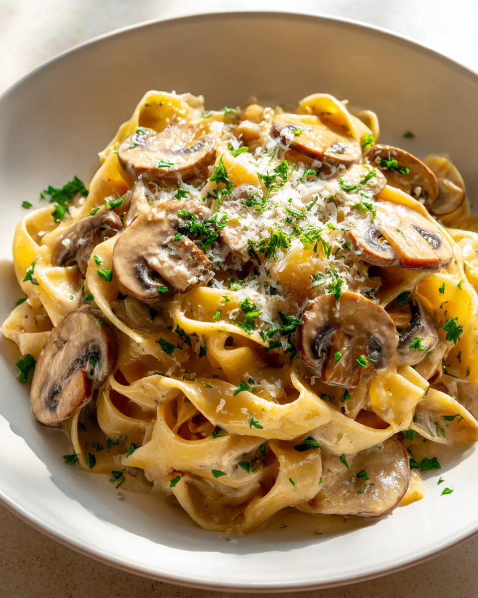 Easy Creamy Mushroom Pasta Sauce - Quick & Delicious!
