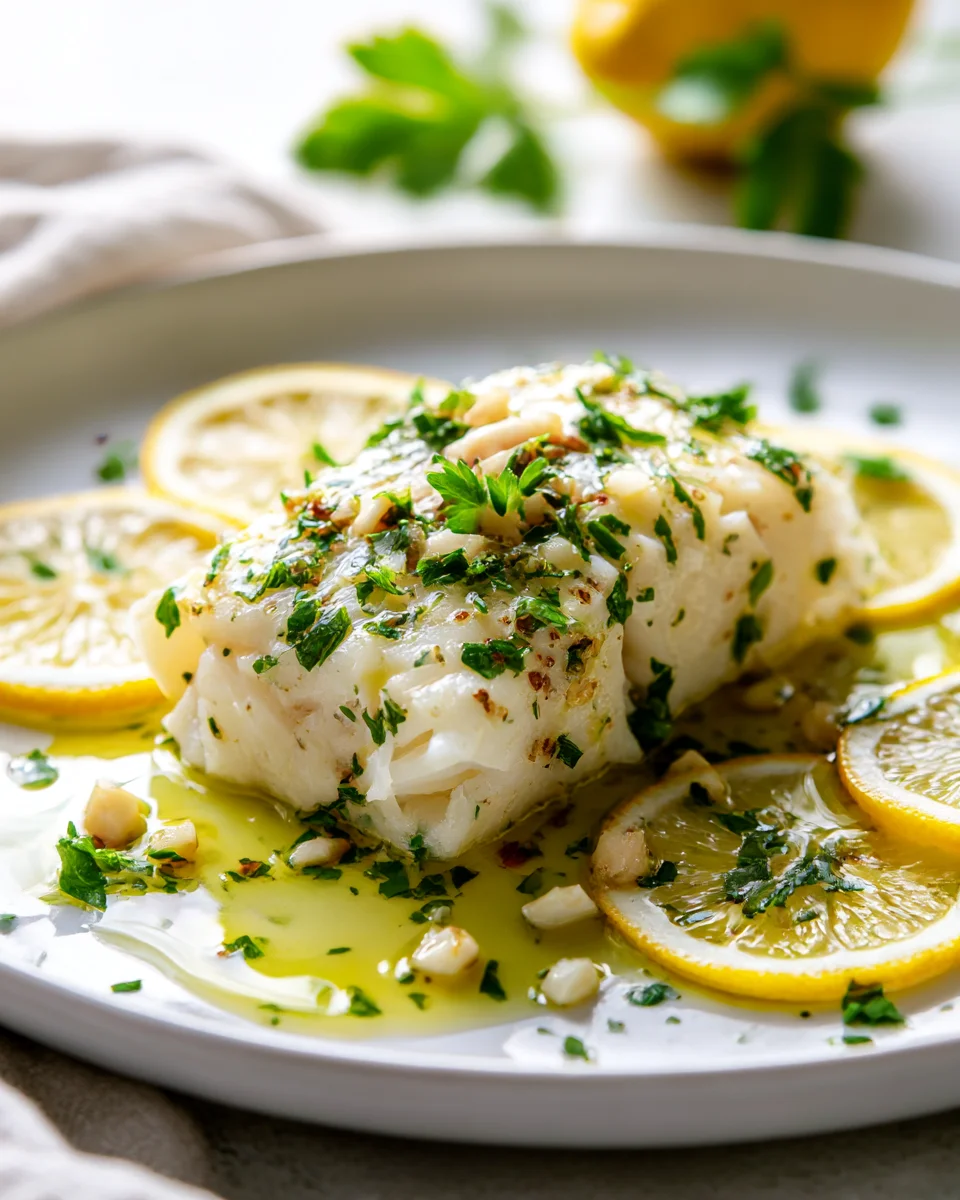 Gluten-Free Mediterranean Cod: Lemon Garlic Baked Perfection