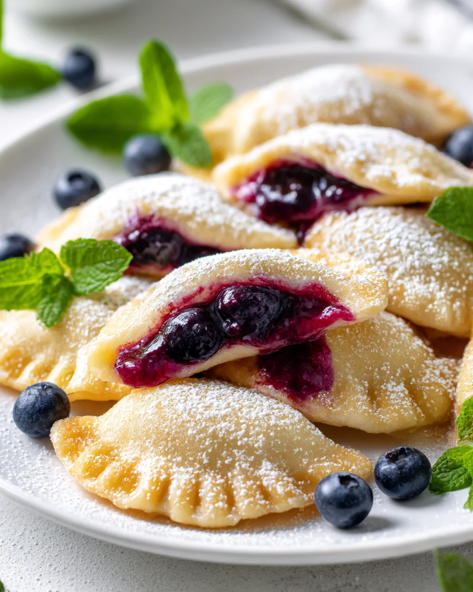 Gluten Free Blueberry Dessert Pierogi: Sweet & Easy Recipe