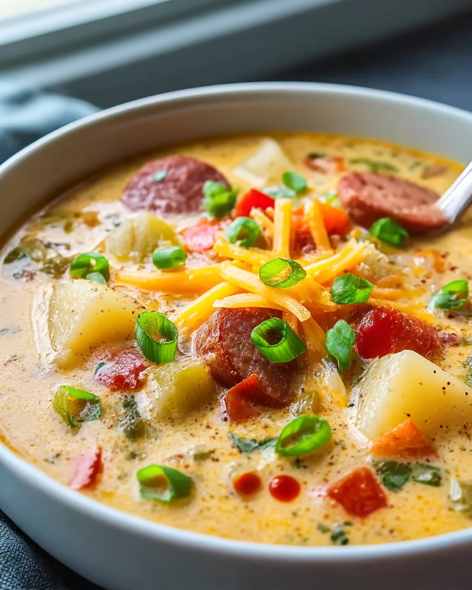 Savory Slow Cooker Cajun Potato Soup Recipe for Comfort Food
