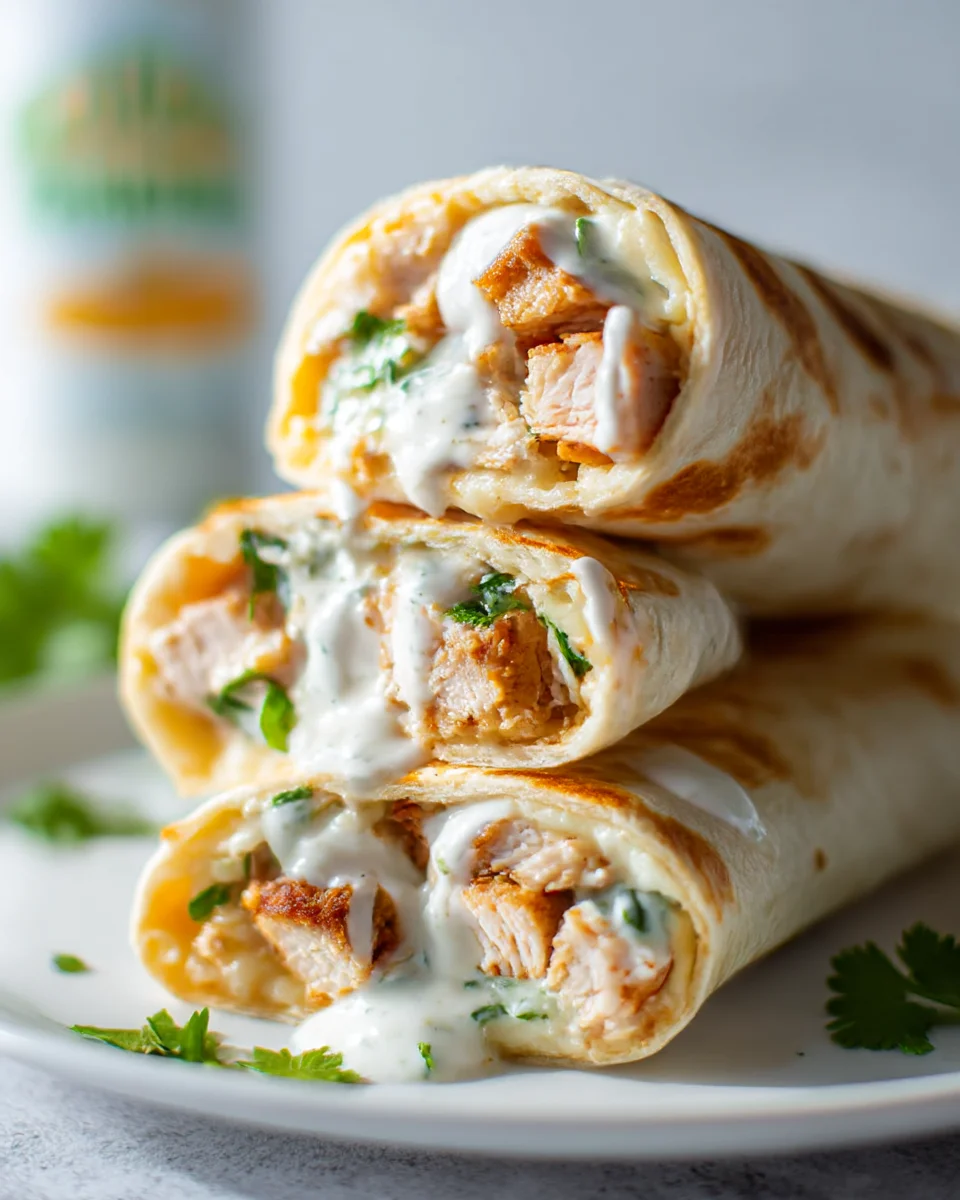 Delicious Chicken Ranch Wraps Recipe for Quick Meals