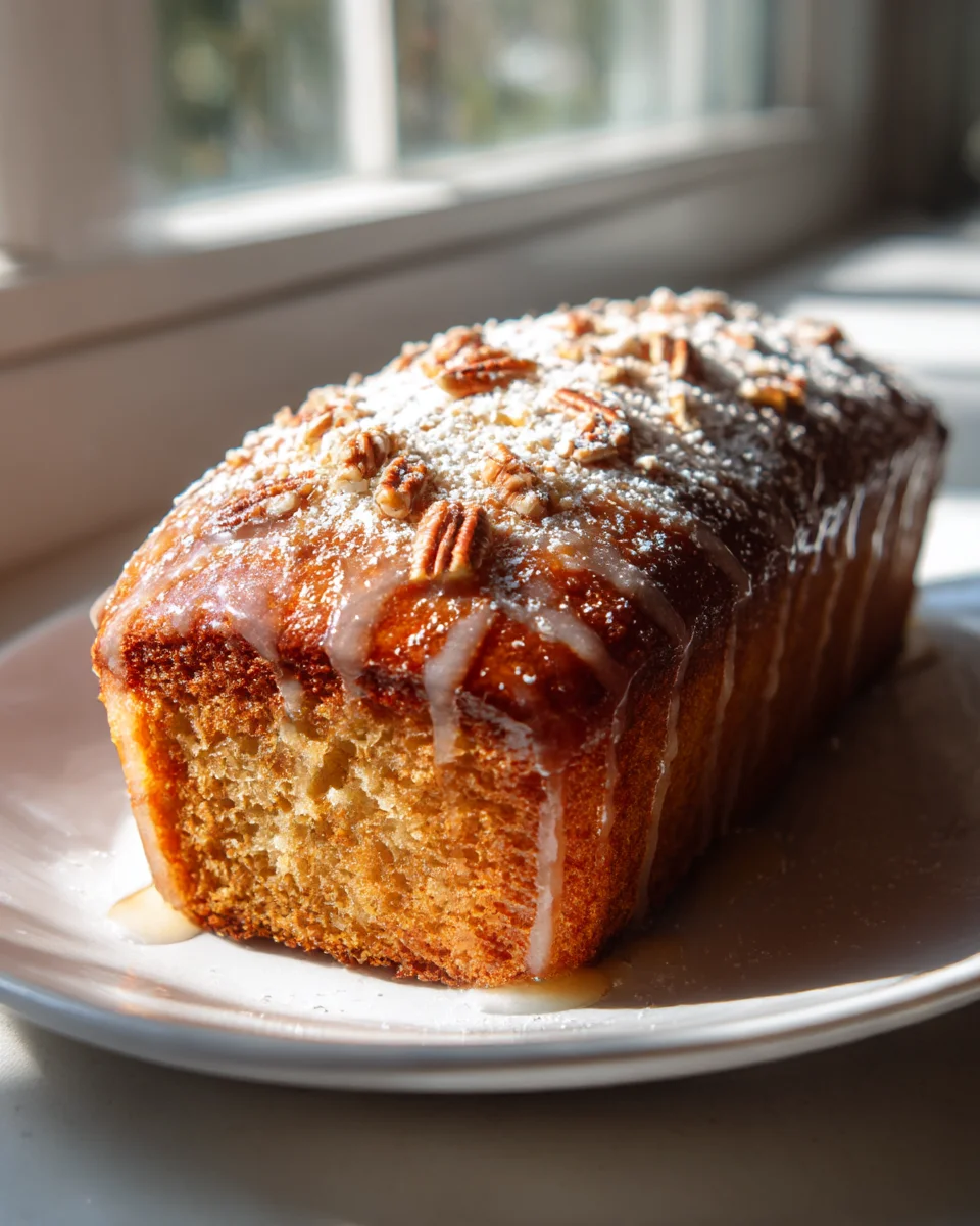 Brown Butter Maple Donut Cake Loaf: Your New Favorite Dessert!