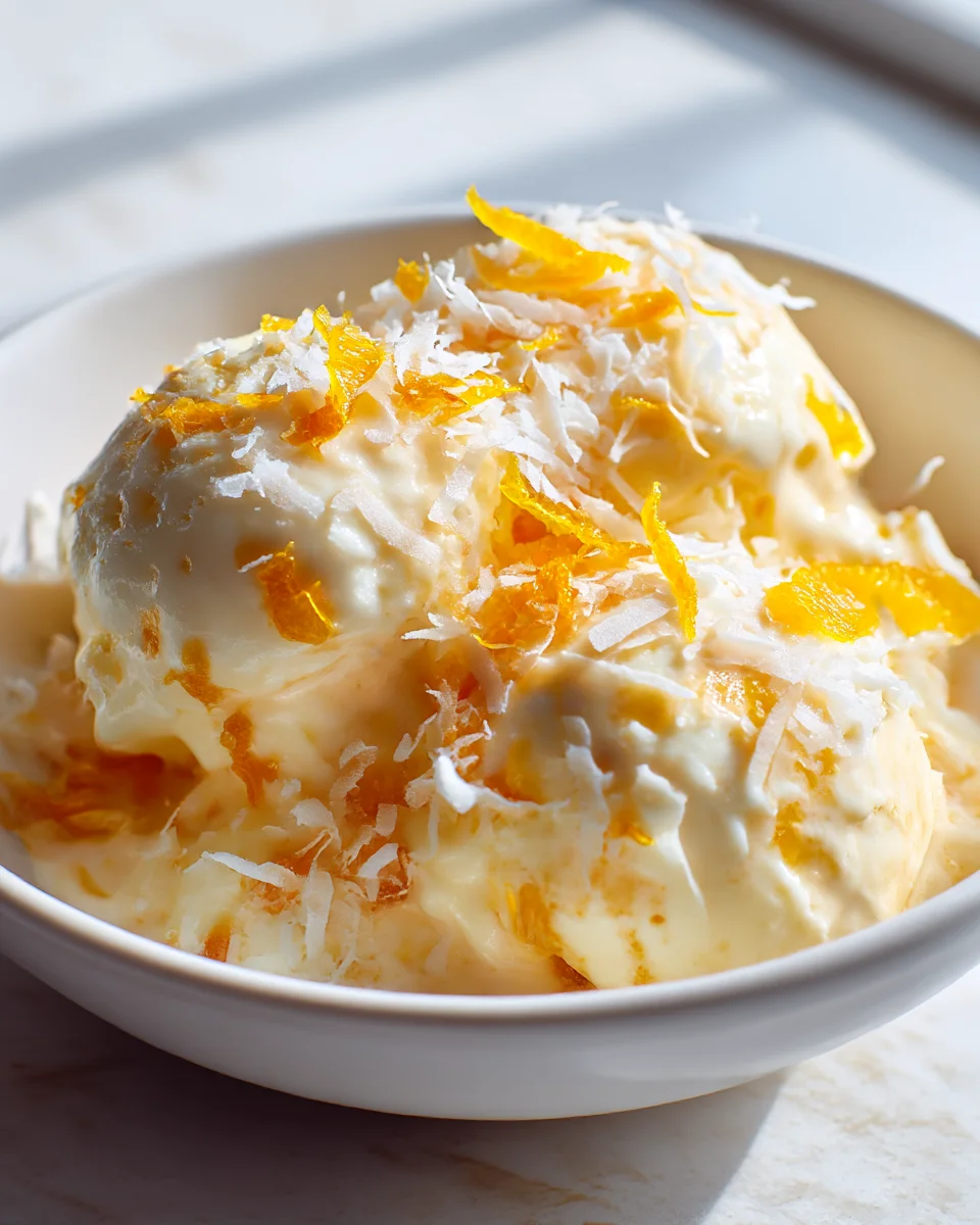 Refreshing Coconut Orange Dessert: Easy Creamy Citrus Glow