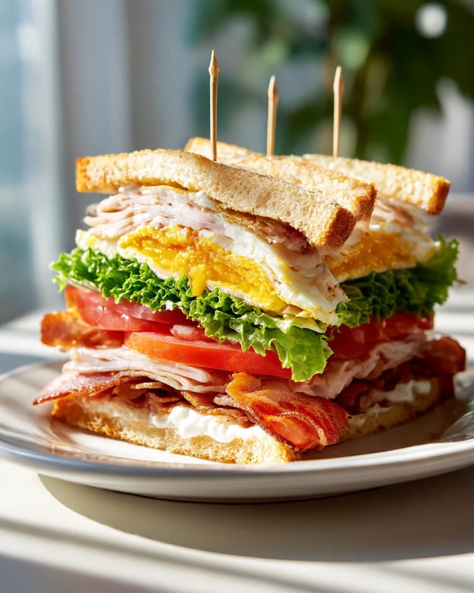 Best Easy Club Sandwich Recipe for Homemade Breakfast & Brunch