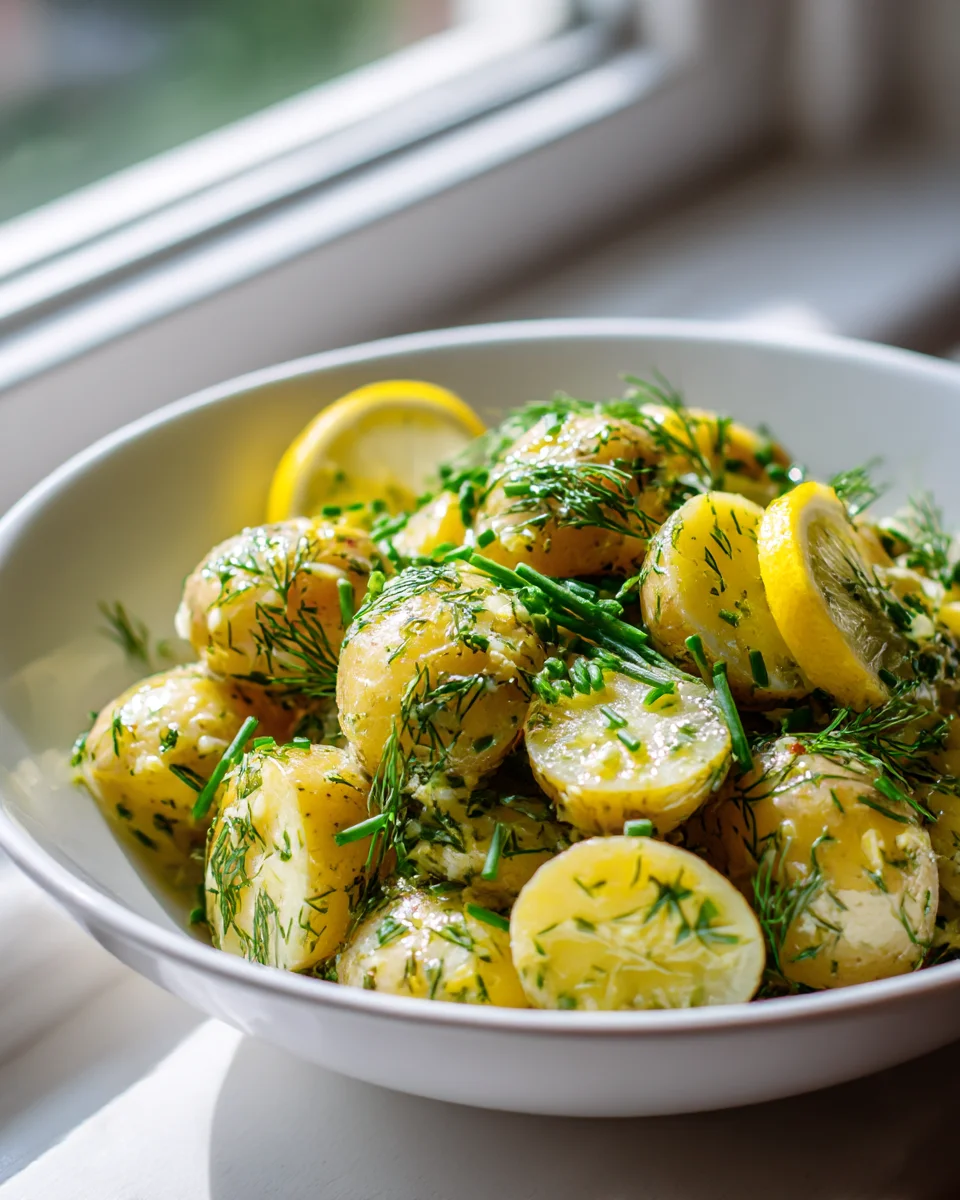 Lemon Dill Potato Salad Recipe: No Mayo, Fresh & Light!