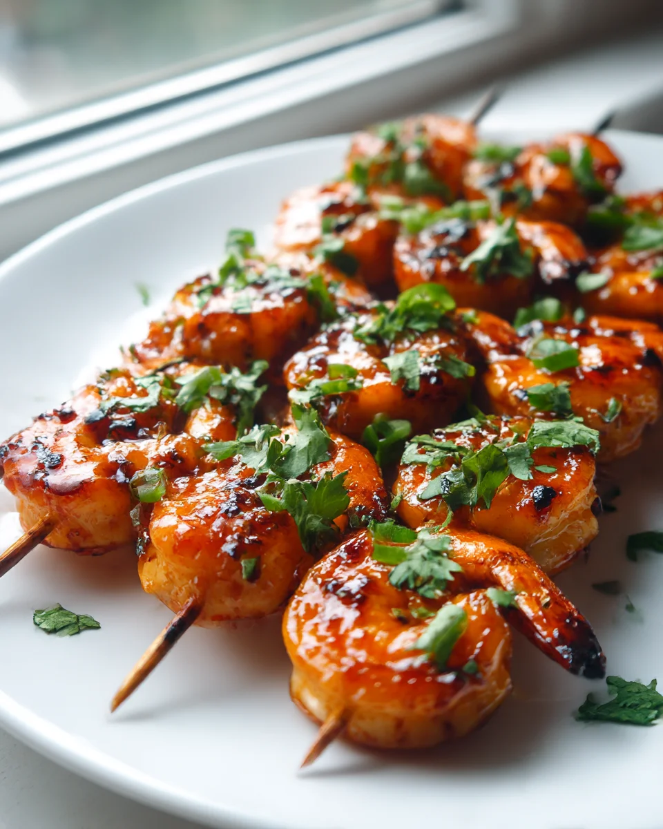 Best Chipotle Honey Shrimp Skewers for Grill & Air Fryer