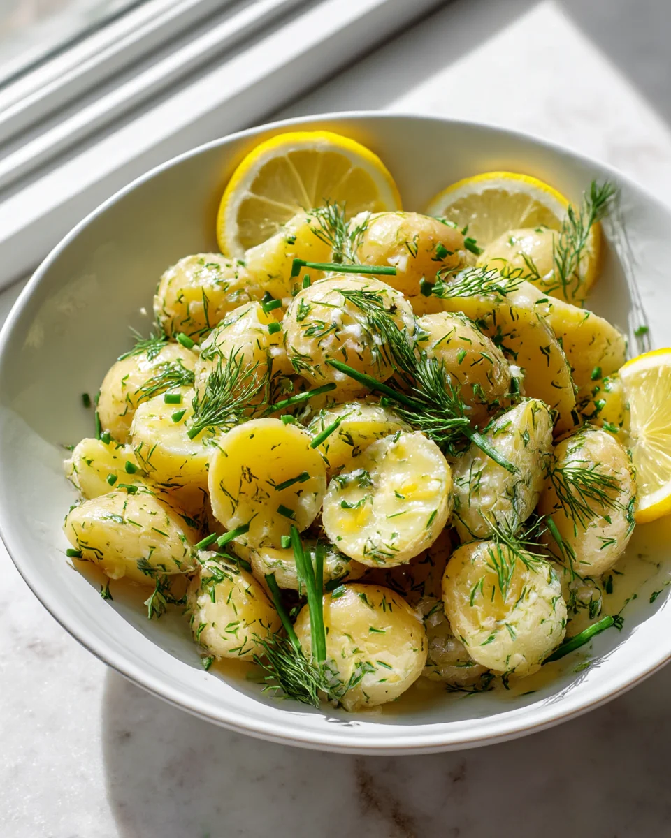 Lemon Dill Potato Salad Recipe: No Mayo, Fresh & Light!