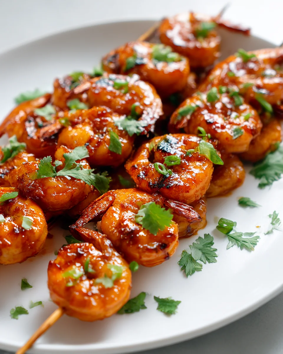 Best Chipotle Honey Shrimp Skewers for Grill & Air Fryer