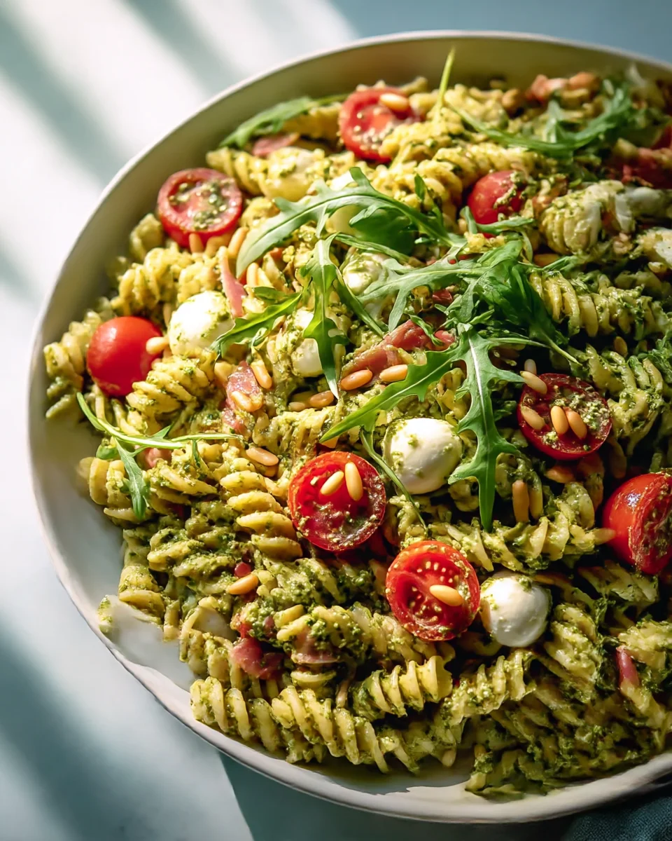 Delicious Quick Non-alcoholic Antipasto Pesto Pasta Salad
