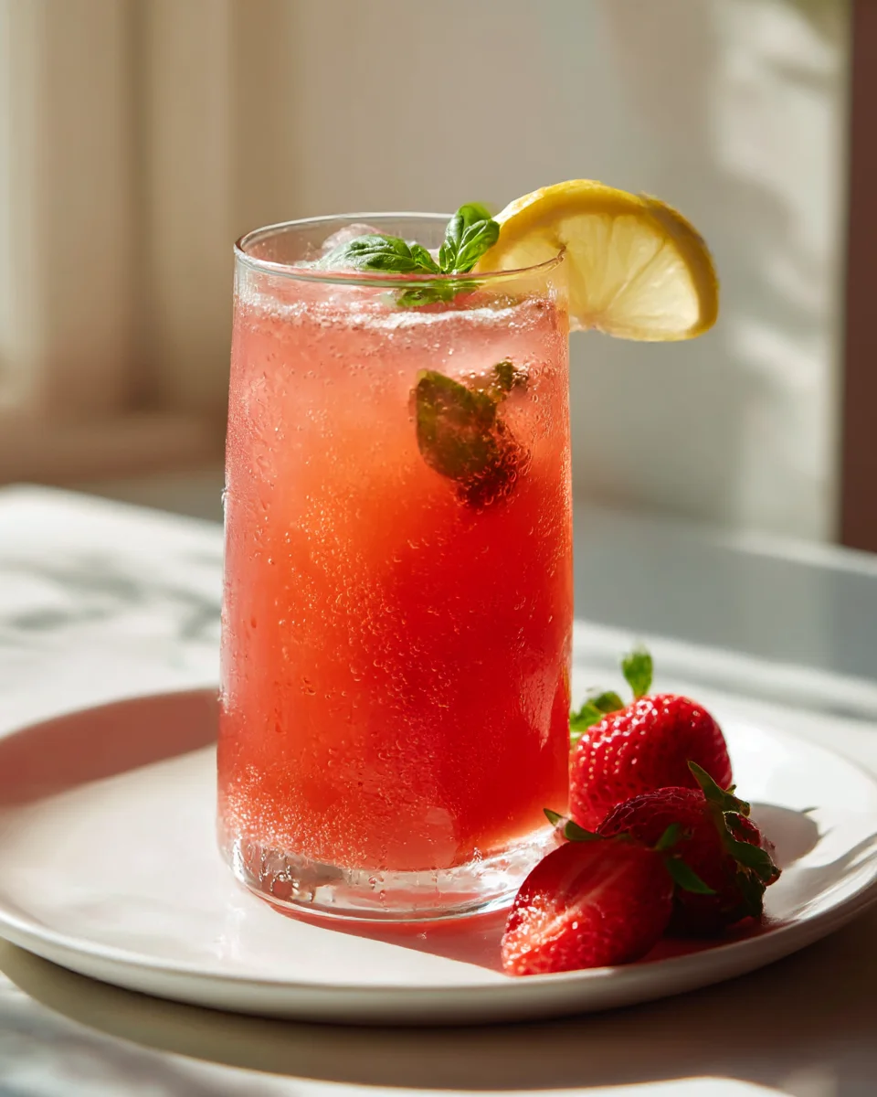 Strawberry Basil Lemonade Recipe: Sweet & Refreshing!