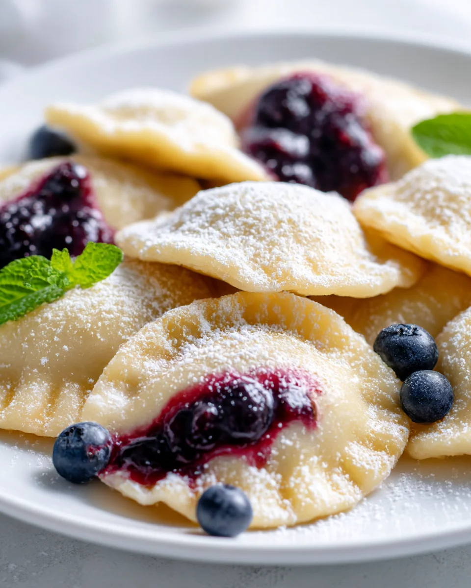 Gluten Free Blueberry Dessert Pierogi: Sweet & Easy Recipe