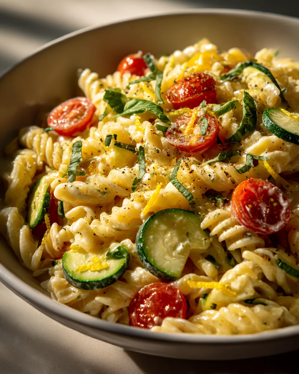 Lemon Basil Summer Pasta Salad: Refreshing & Easy Recipe