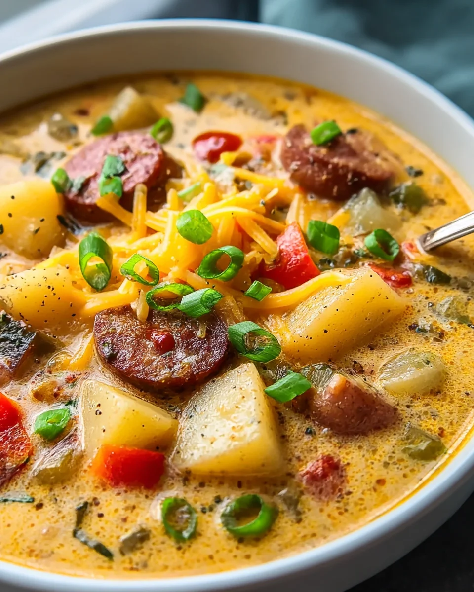 Savory Slow Cooker Cajun Potato Soup Recipe for Comfort Food