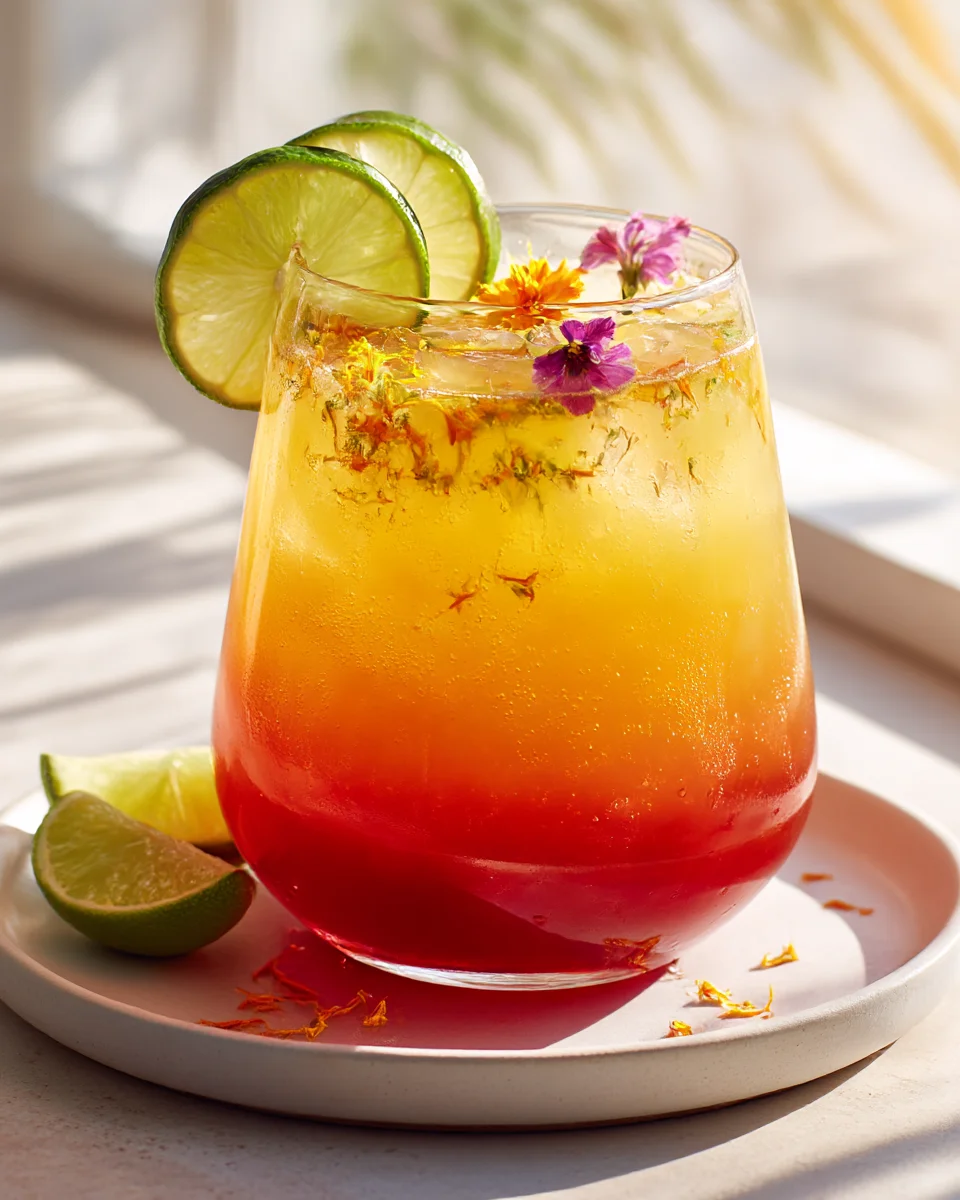 Zesty Pineapple Mango Non-Alcohol Alternatives Extract Punch