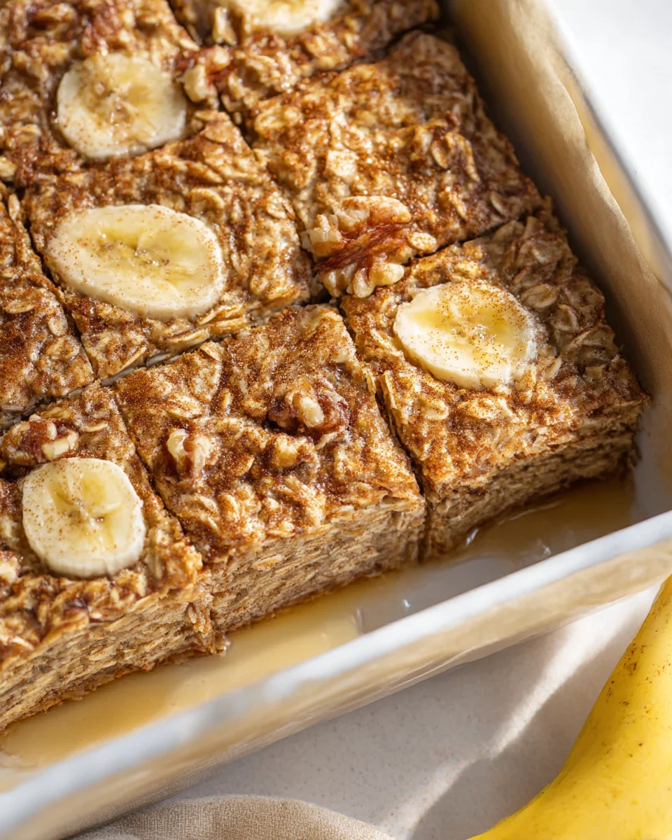 Delicious Banana Bread Baked Oatmeal Recipe for Breakfast!