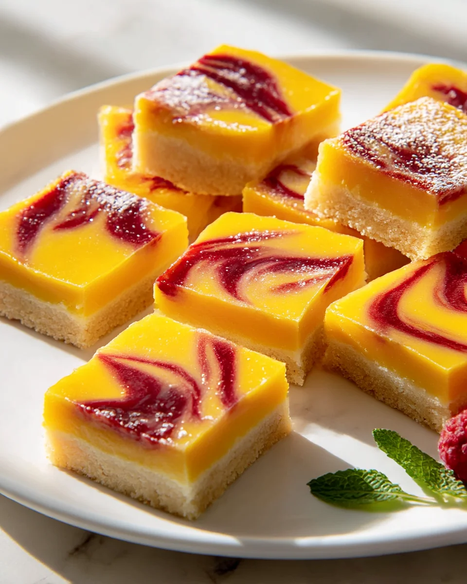 Easy Raspberry Mango Bars Recipe: Irresistible Fruity Treat!