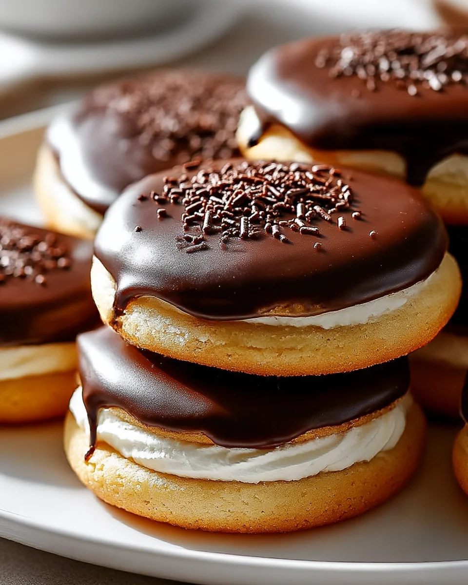 Irresistible Boston Cream Pie Cookies Recipe You'll Love!