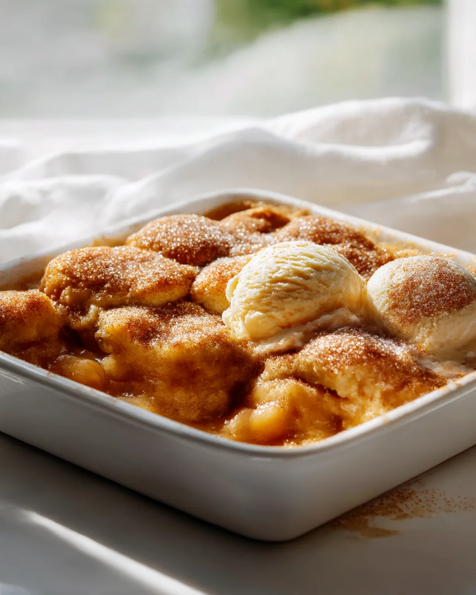 Snickerdoodle Cobbler: Warm, Gooey & Cozy Dessert Recipe