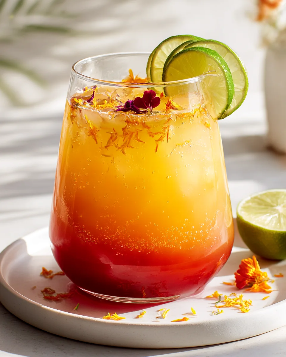 Zesty Pineapple Mango Non-Alcohol Alternatives Extract Punch