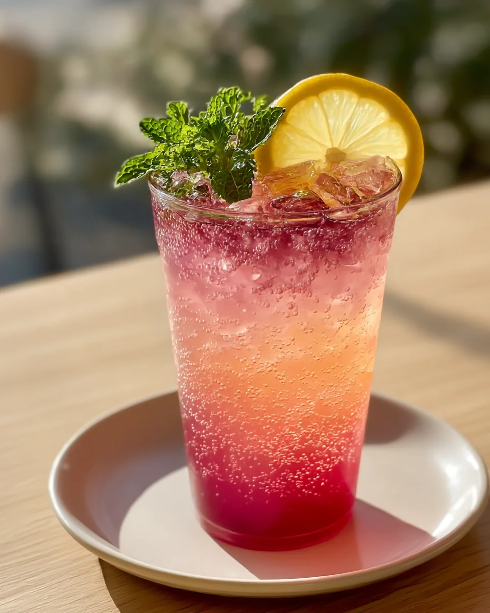 Refreshing Honey Lemon Pink Soda Recipe for Summer Sips!