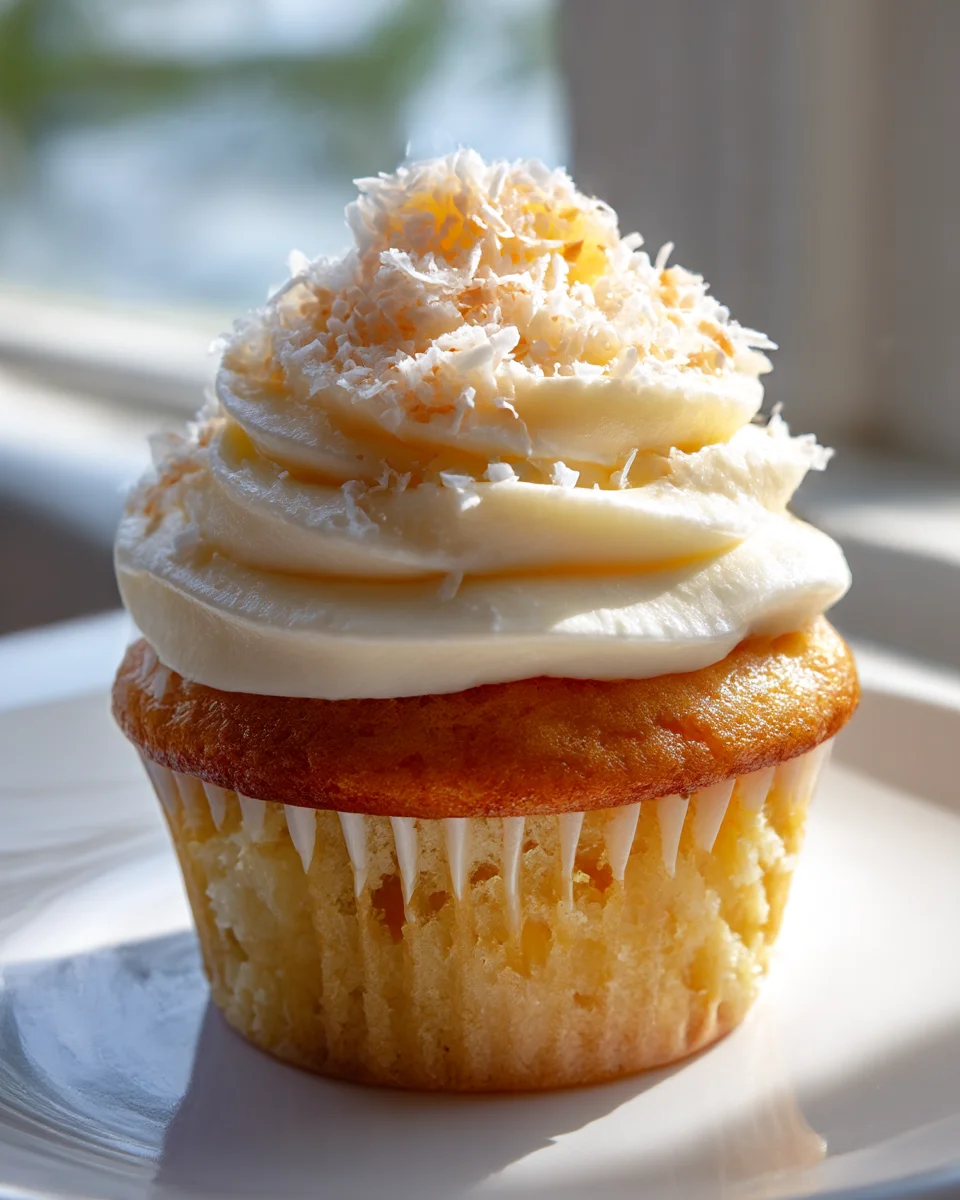Pineapple Coconut Cupcakes: Easy Tropical Delight Recipe