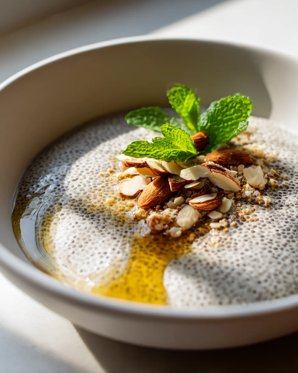 Delicious Chia Seed Pudding: Almond Milk & Honey Recipe