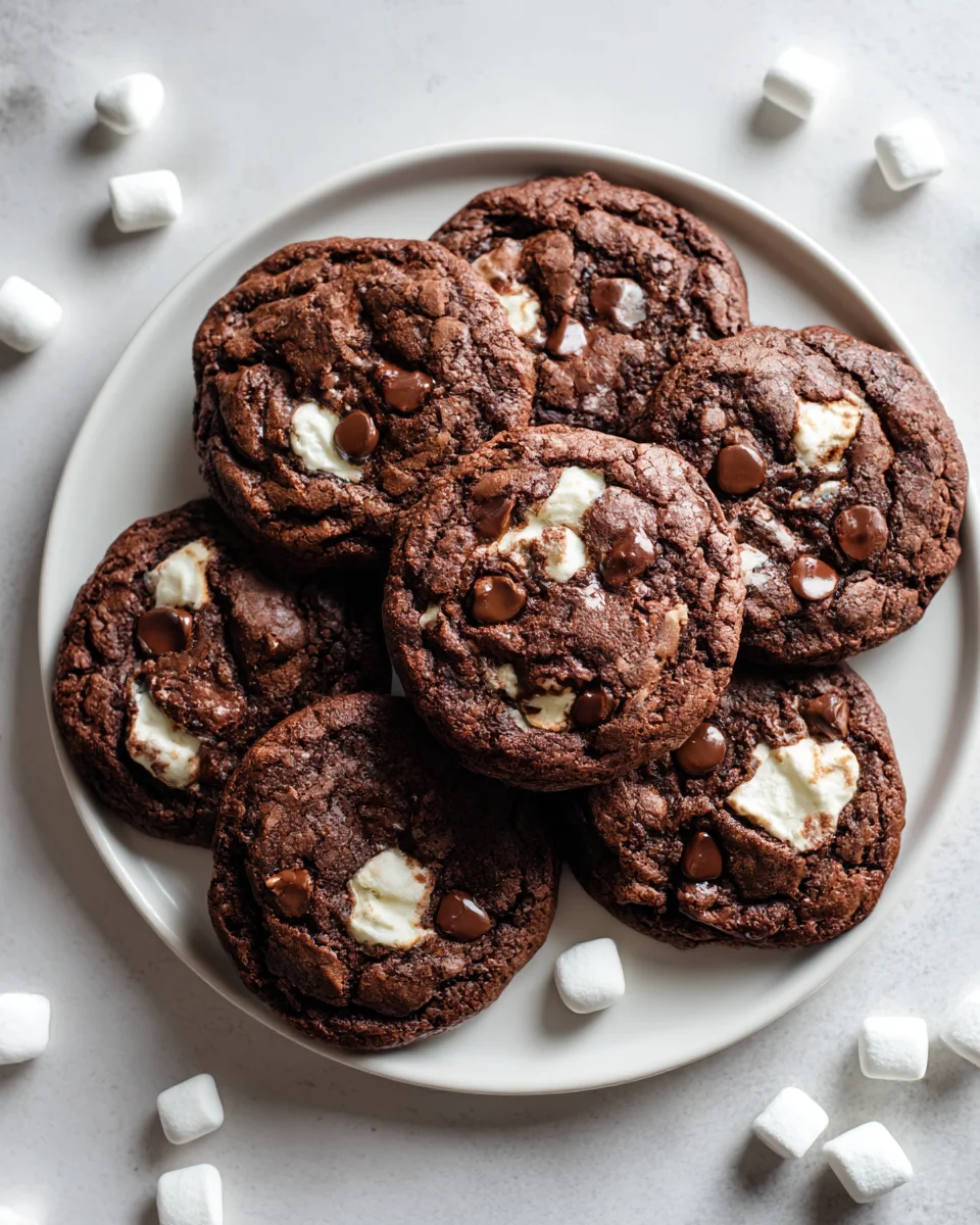 Best Marshmallow Chocolate Cookies - Gooey, Soft Recipe