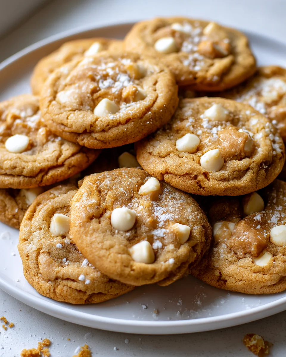 Best Biscoff Cookie Butter White Chocolate Chip Cookies