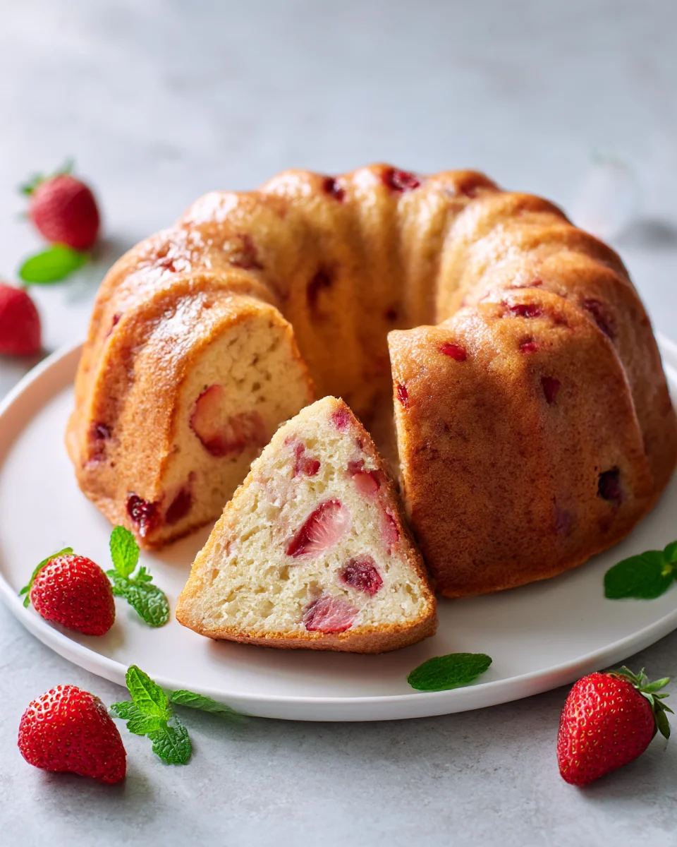 Irresistible Strawberry Bundt Cake Recipe for Summer