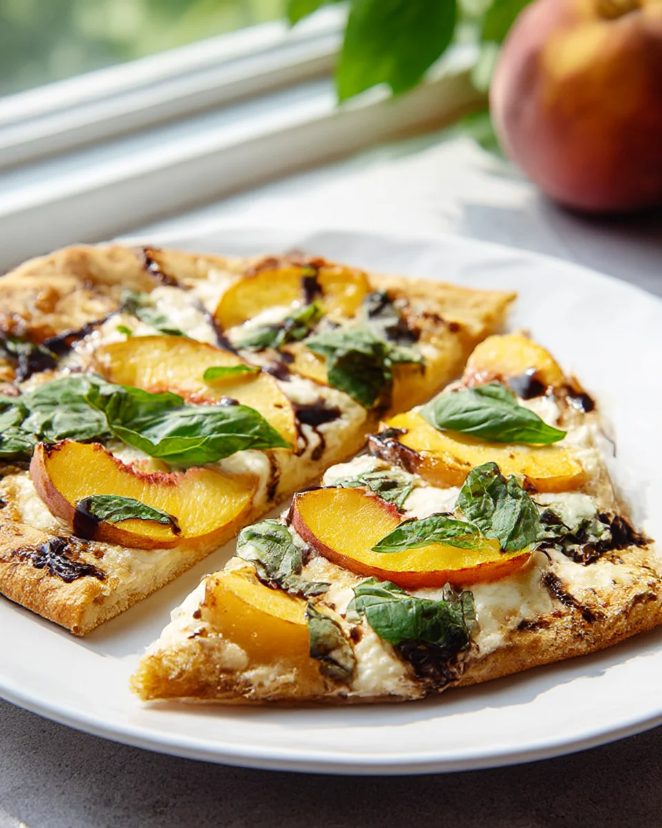 Easy Peach Basil Flatbread: A Perfect Summer Delight!