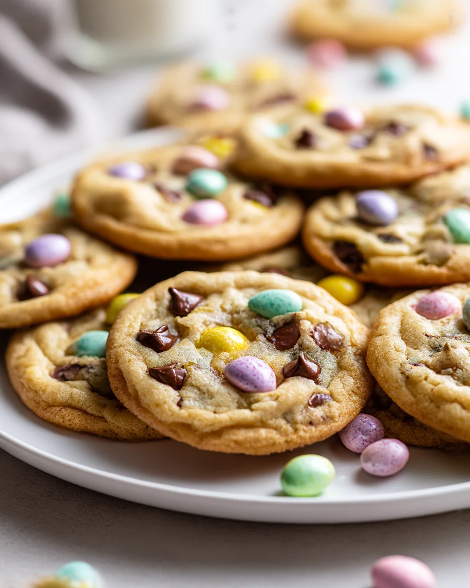 Irresistible Cadbury Mini Egg Chocolate Chip Cookies