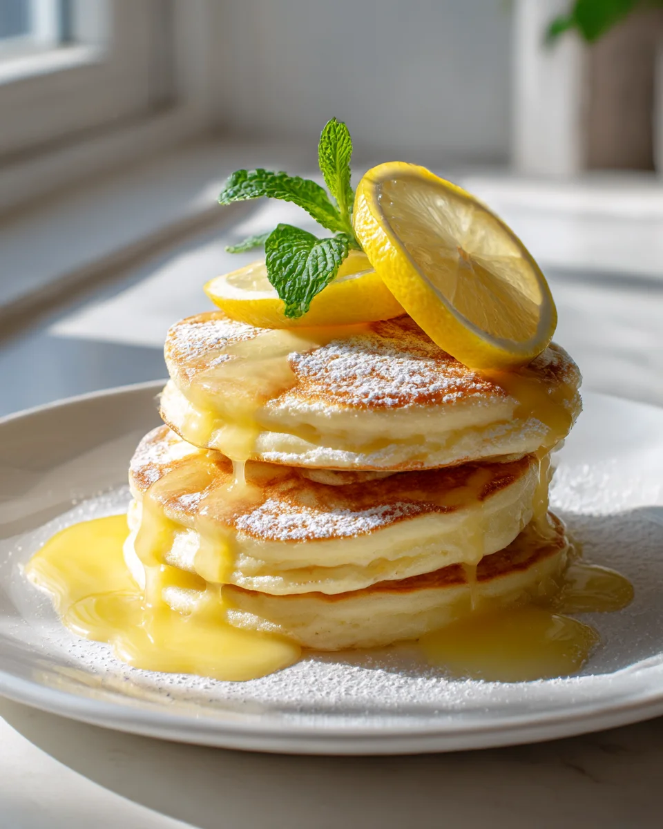 Limoncello Ricotta Pancakes: Light, Fluffy & Zesty Delight!