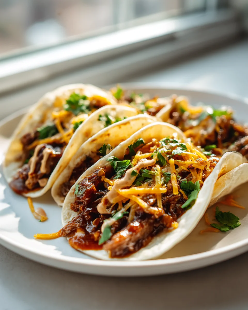 Garlic Butter Honey BBQ Beef Tacos – Flavor Explosion!